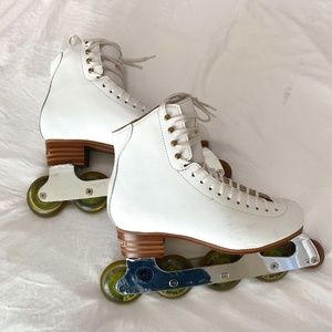 Picskate Inline Roller Skate Boots + Wheels Set / Size 9.5